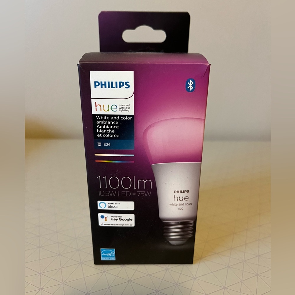 Philips Hue A19 - E26 Smart Bulb - 75 W - White and Colour